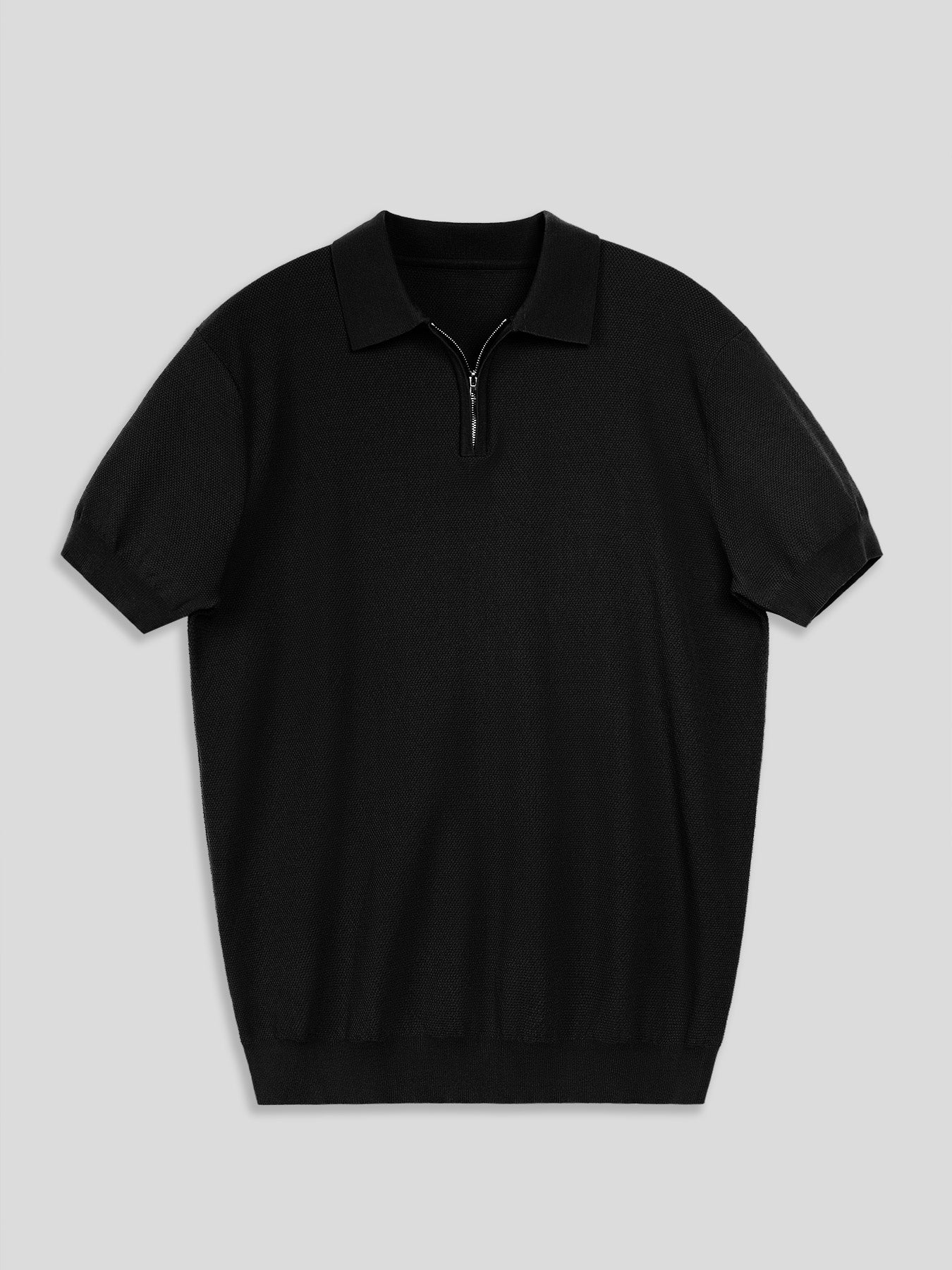 FlexKnit Active Knitted Zip Polo - Image 30